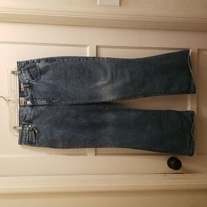 Lori Goldstein 2 tone ankle jeans